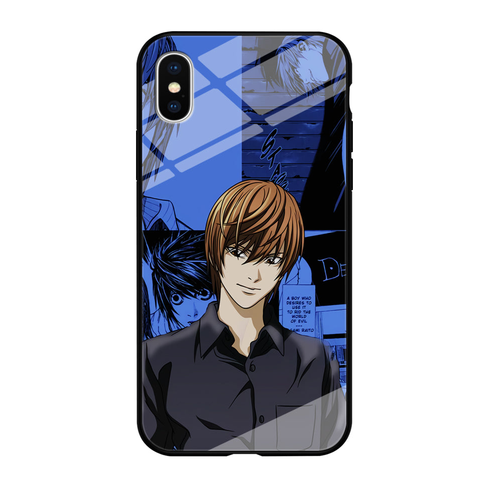 Death Note Light Yagami Comic iPhone XS Case