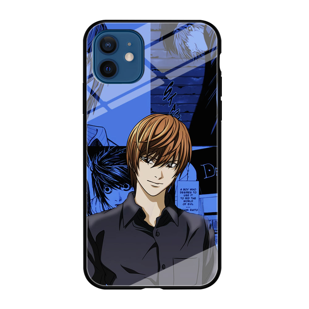 Death Note Light Yagami Comic iPhone 12 Case