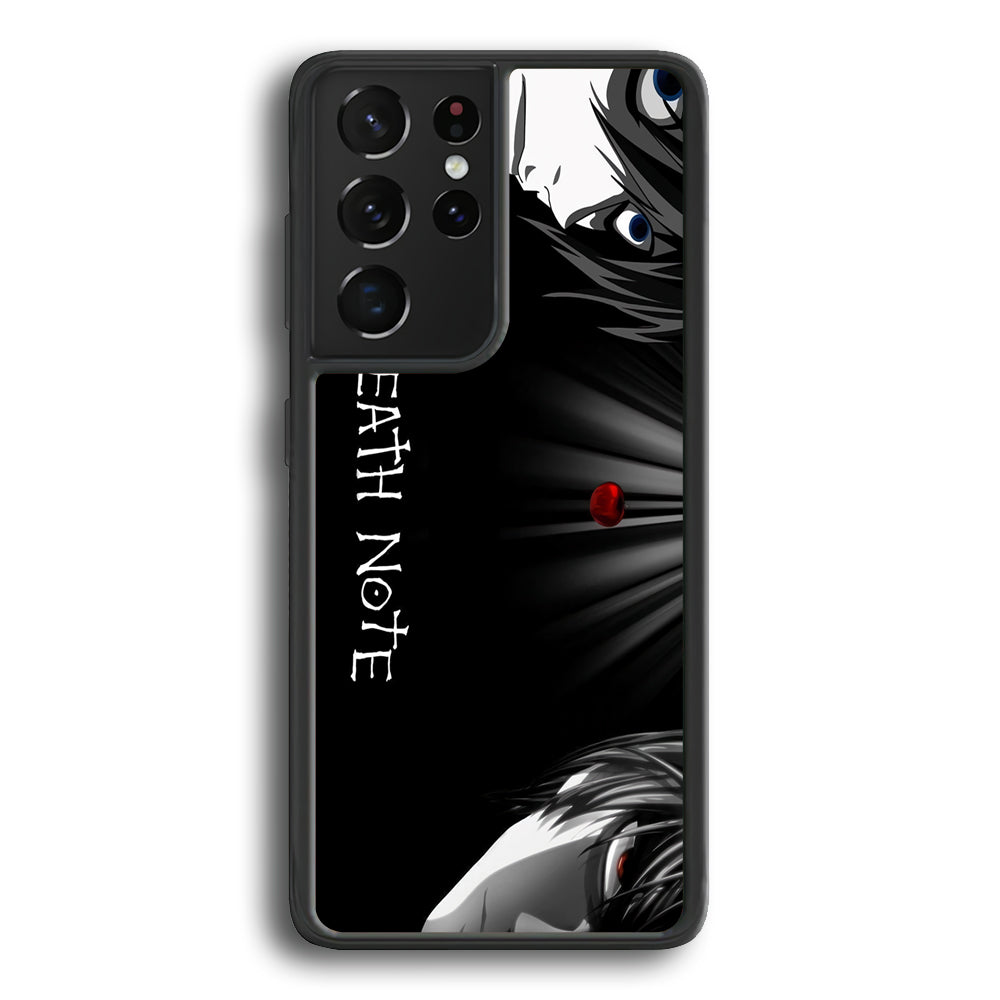 Death Note Light and Lawliet Samsung Galaxy S21 Ultra Case - Ezzystore