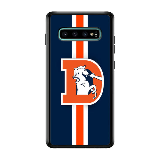 Denver Broncos Stripe Samsung Galaxy S10 Case