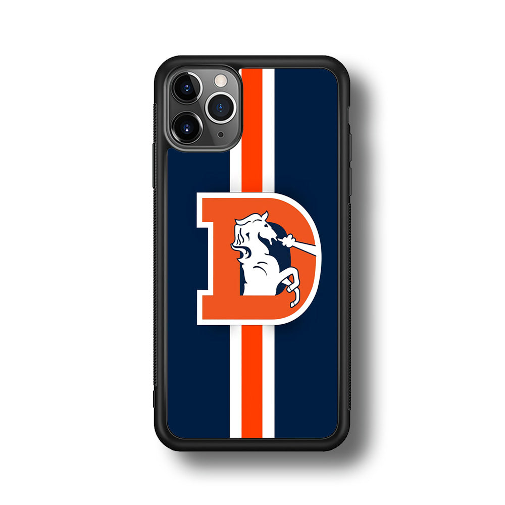 Denver Broncos Stripe iPhone 11 Pro Case