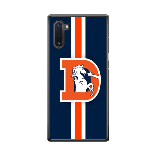 Denver Broncos Stripe Samsung Galaxy Note 10 Case