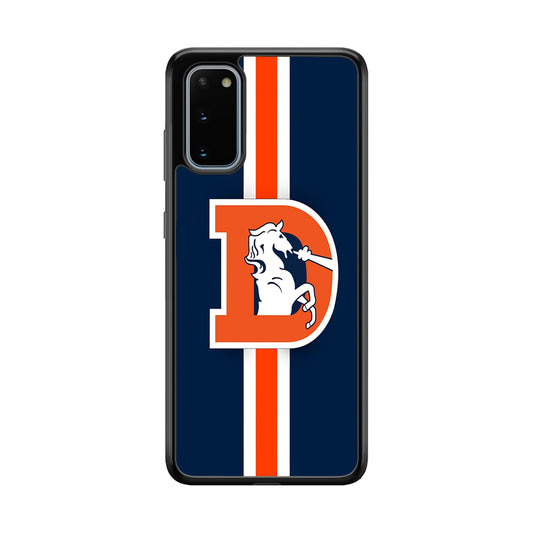 Denver Broncos Stripe Samsung Galaxy S20 Case
