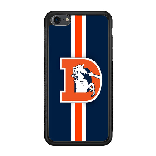 Denver Broncos Stripe iPhone 7 Case