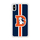 Denver Broncos Stripe iPhone XS Case