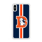Denver Broncos Stripe iPhone Xs Max Case