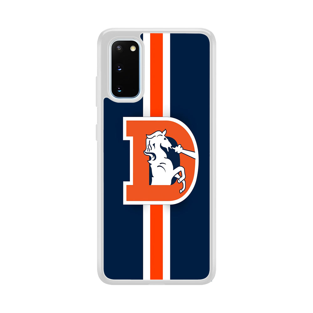 Denver Broncos Stripe Samsung Galaxy S20 Case