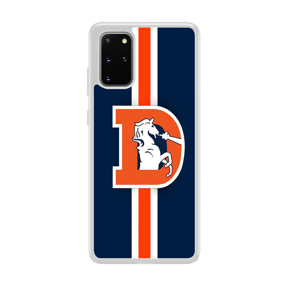 Denver Broncos Stripe Samsung Galaxy S20 Plus Case