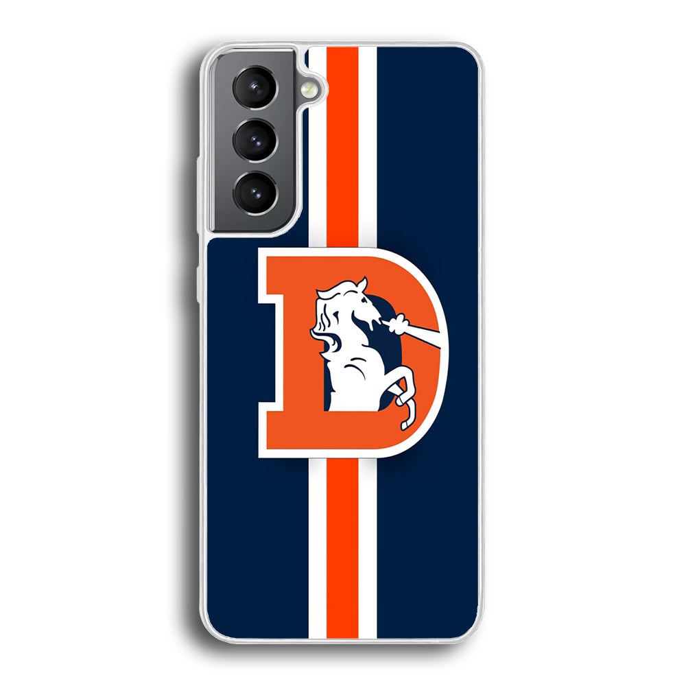 Denver Broncos Stripe Samsung Galaxy S21 Plus Case