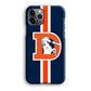Denver Broncos Stripe iPhone 12 Pro Case