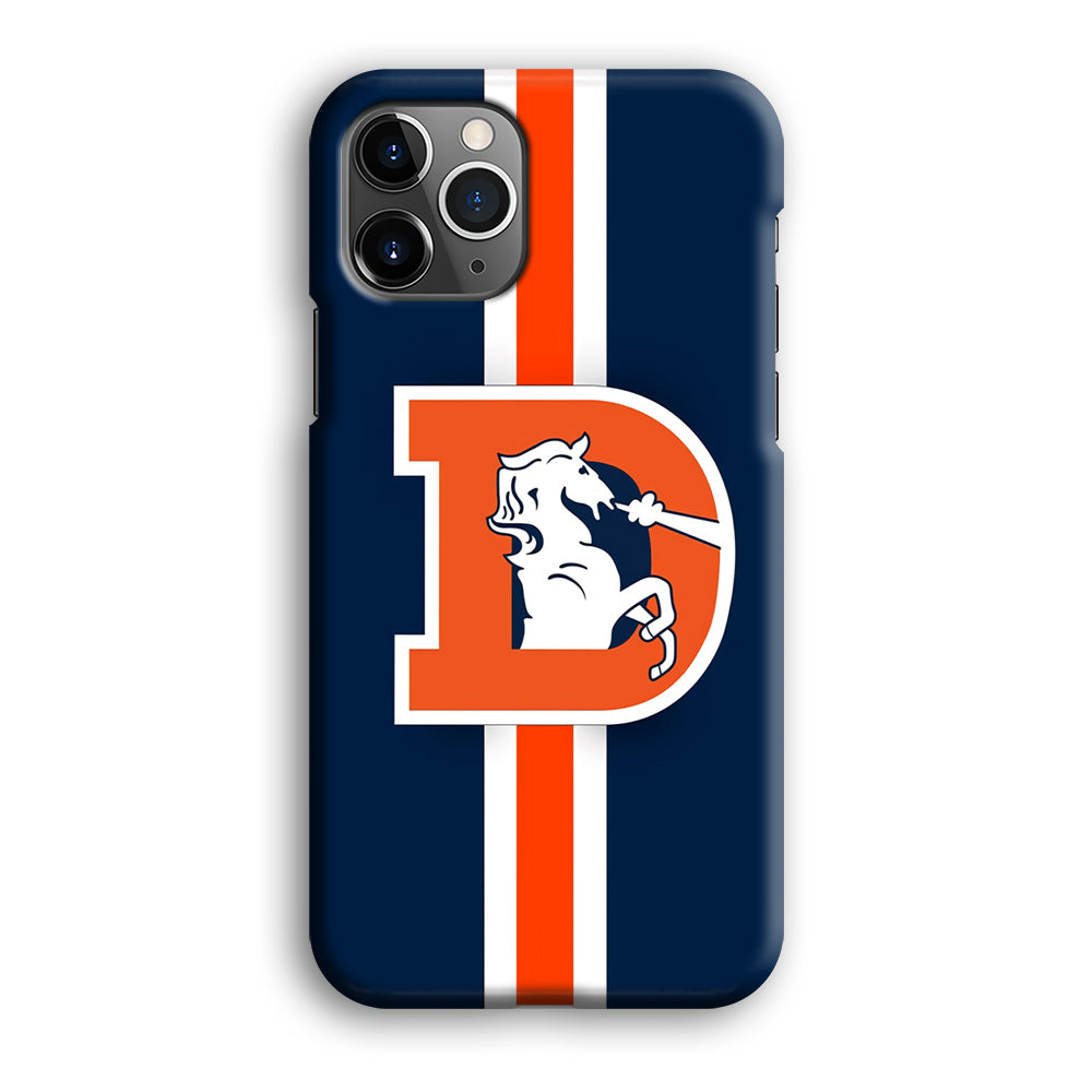 Denver Broncos Stripe iPhone 12 Pro Case