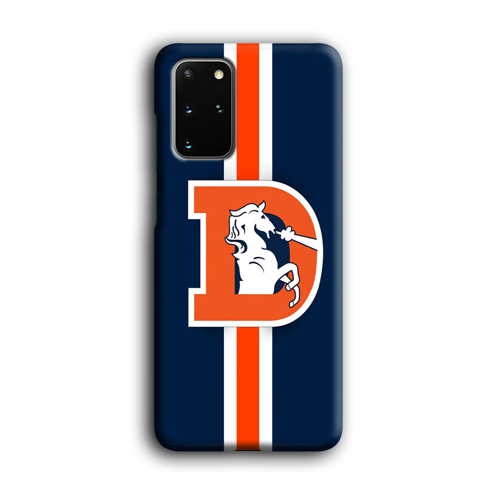 Denver Broncos Stripe Samsung Galaxy S20 Plus Case