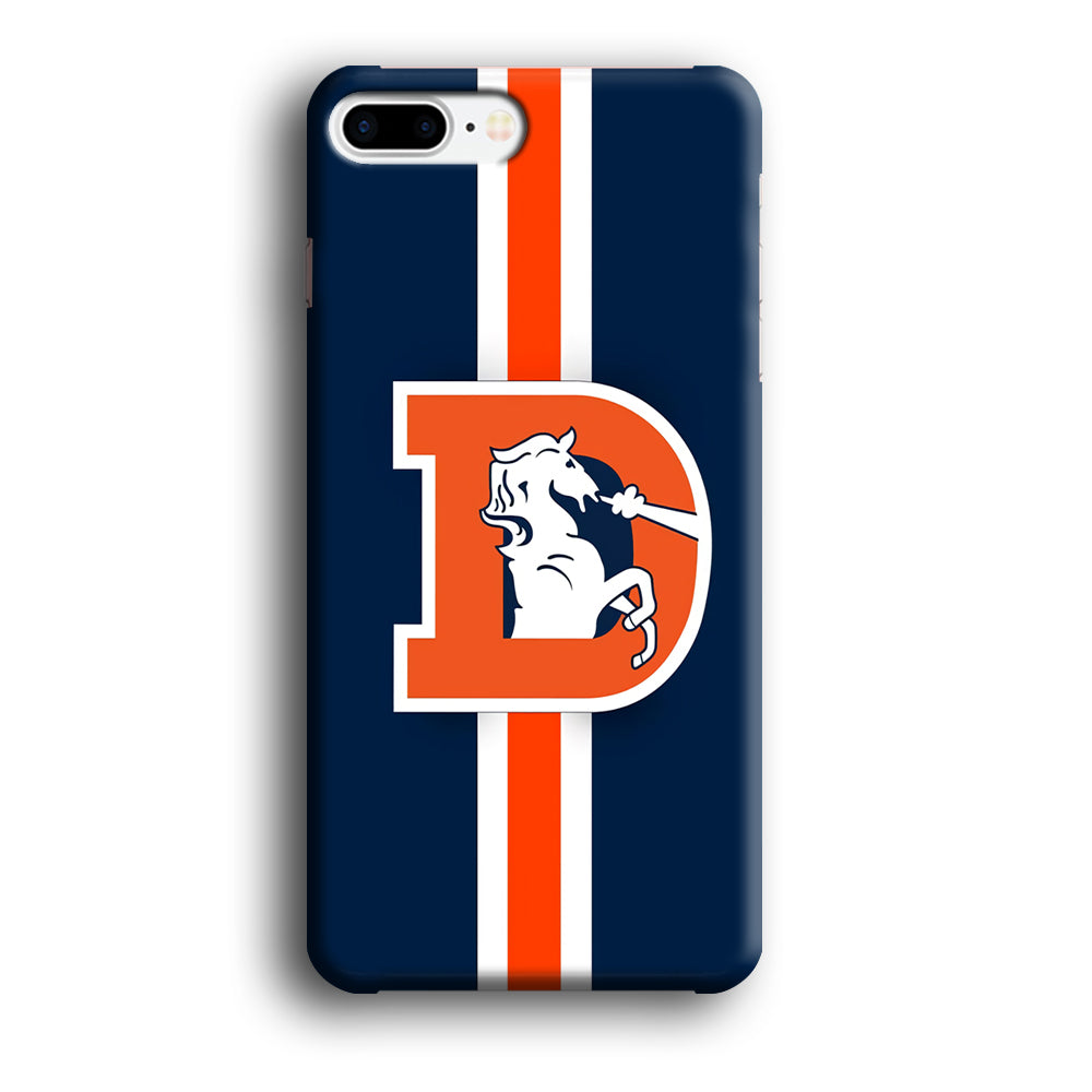 Denver Broncos Stripe iPhone 7 Plus Case