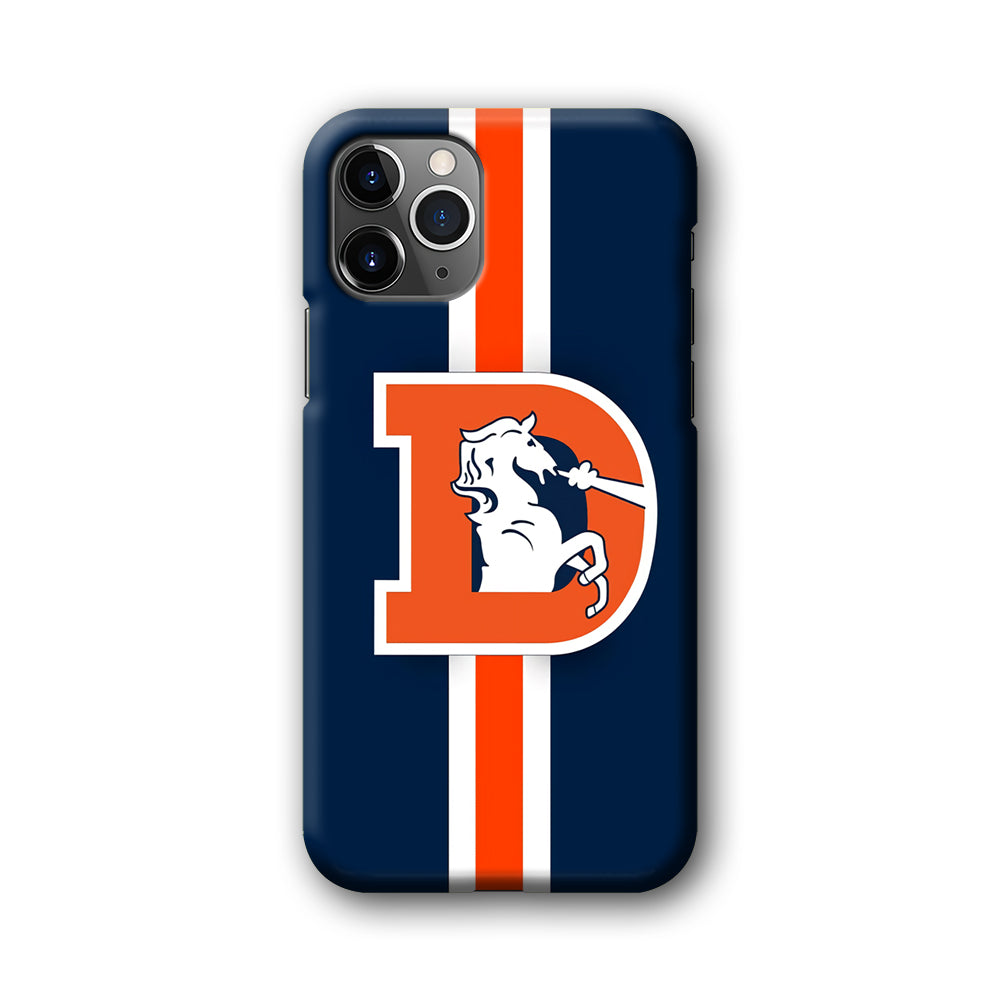 Denver Broncos Stripe iPhone 11 Pro Max Case