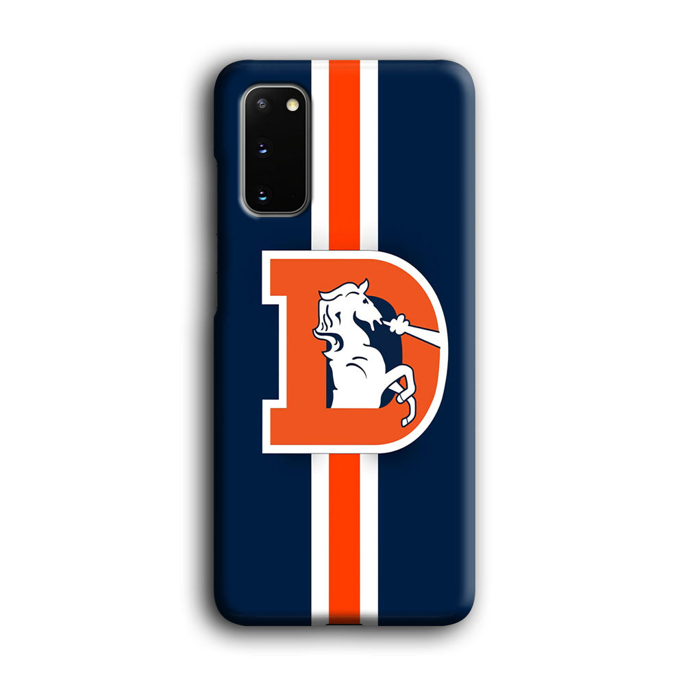 Denver Broncos Stripe Samsung Galaxy S20 Case