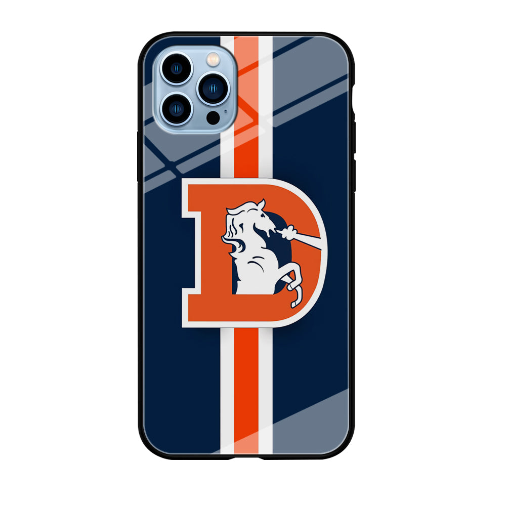 Denver Broncos Stripe iPhone 12 Pro Case