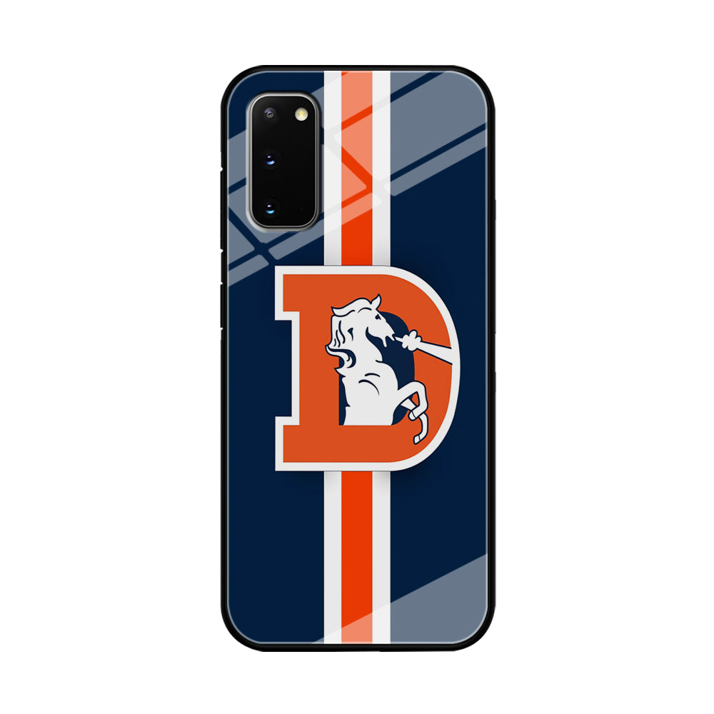 Denver Broncos Stripe Samsung Galaxy S20 Case