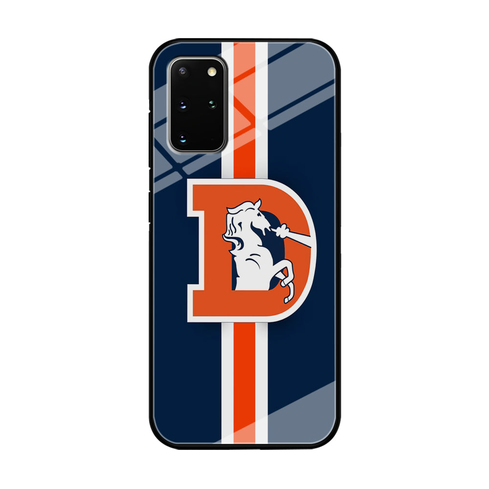 Denver Broncos Stripe Samsung Galaxy S20 Plus Case