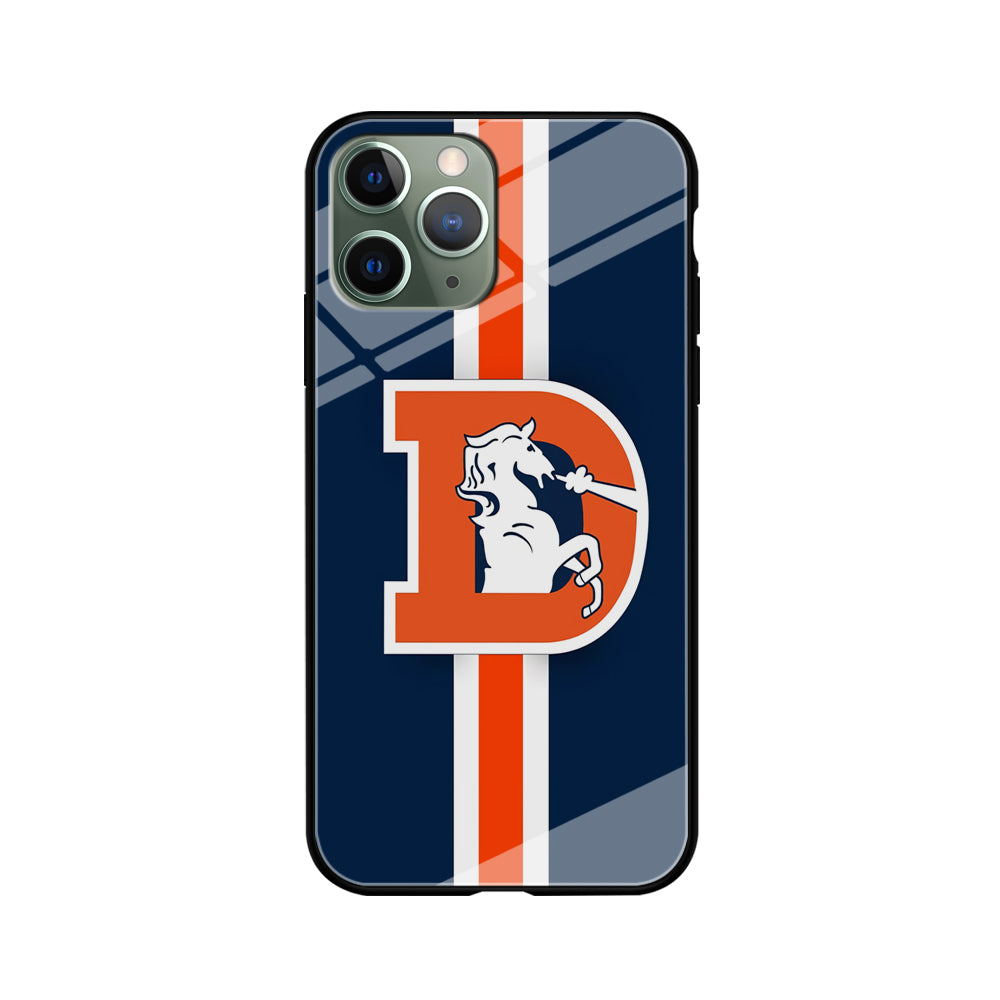 Denver Broncos Stripe iPhone 11 Pro Max Case