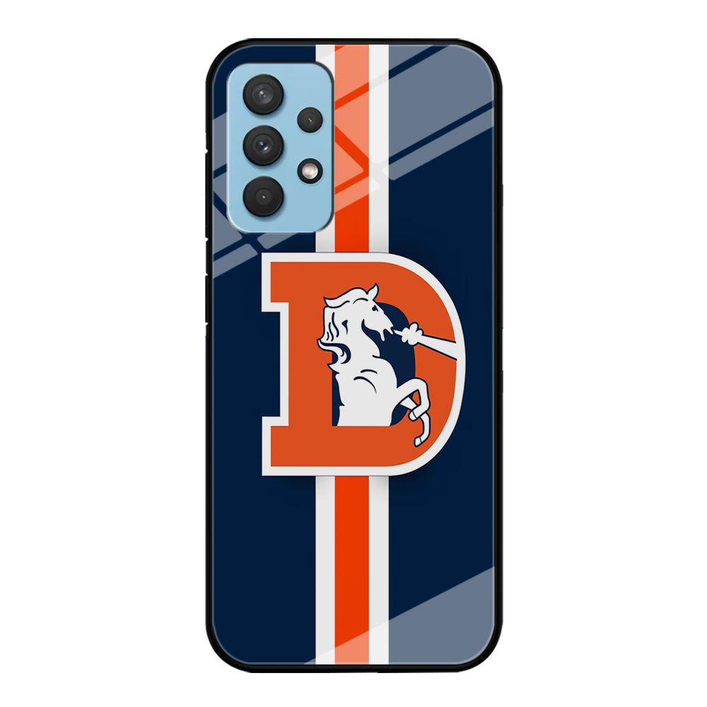 Denver Broncos Stripe Samsung Galaxy A32 Case