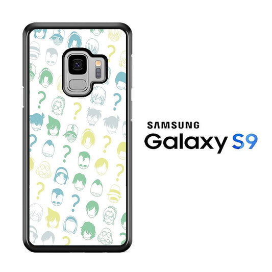 Detective Conan White Doodle Samsung Galaxy S9 Case