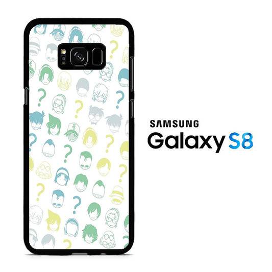 Detective Conan White Doodle Samsung Galaxy S8 Case