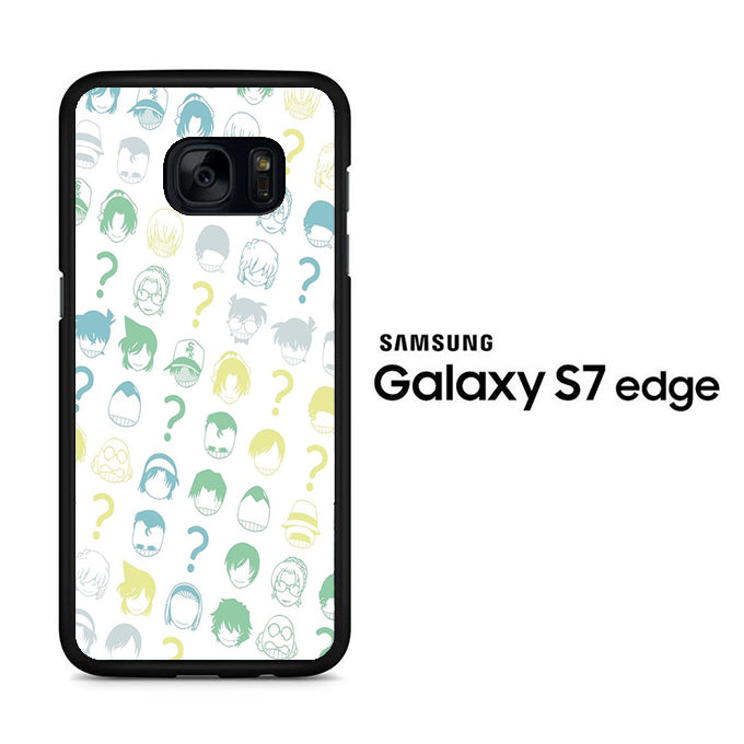 Detective Conan White Doodle Samsung Galaxy S7 Edge Case