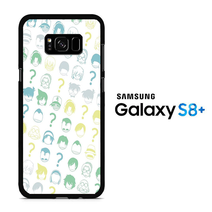 Detective Conan White Doodle Samsung Galaxy S8 Plus Case