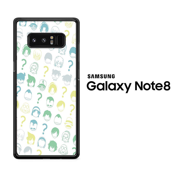 Detective Conan White Doodle Samsung Galaxy Note 8 Case