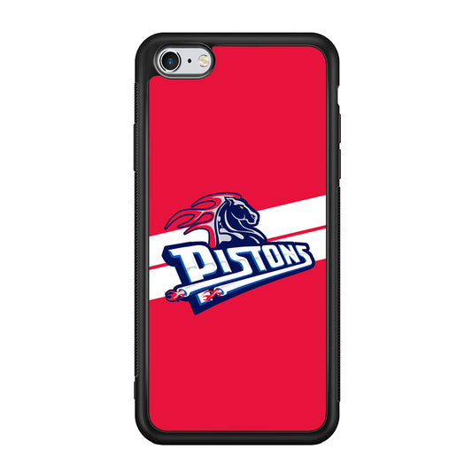 Detroit Pistons White Stripe iPhone 6 Plus | 6s Plus Case