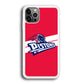 Detroit Pistons White Stripe iPhone 12 Pro Case