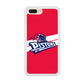 Detroit Pistons White Stripe iPhone 8 Plus Case