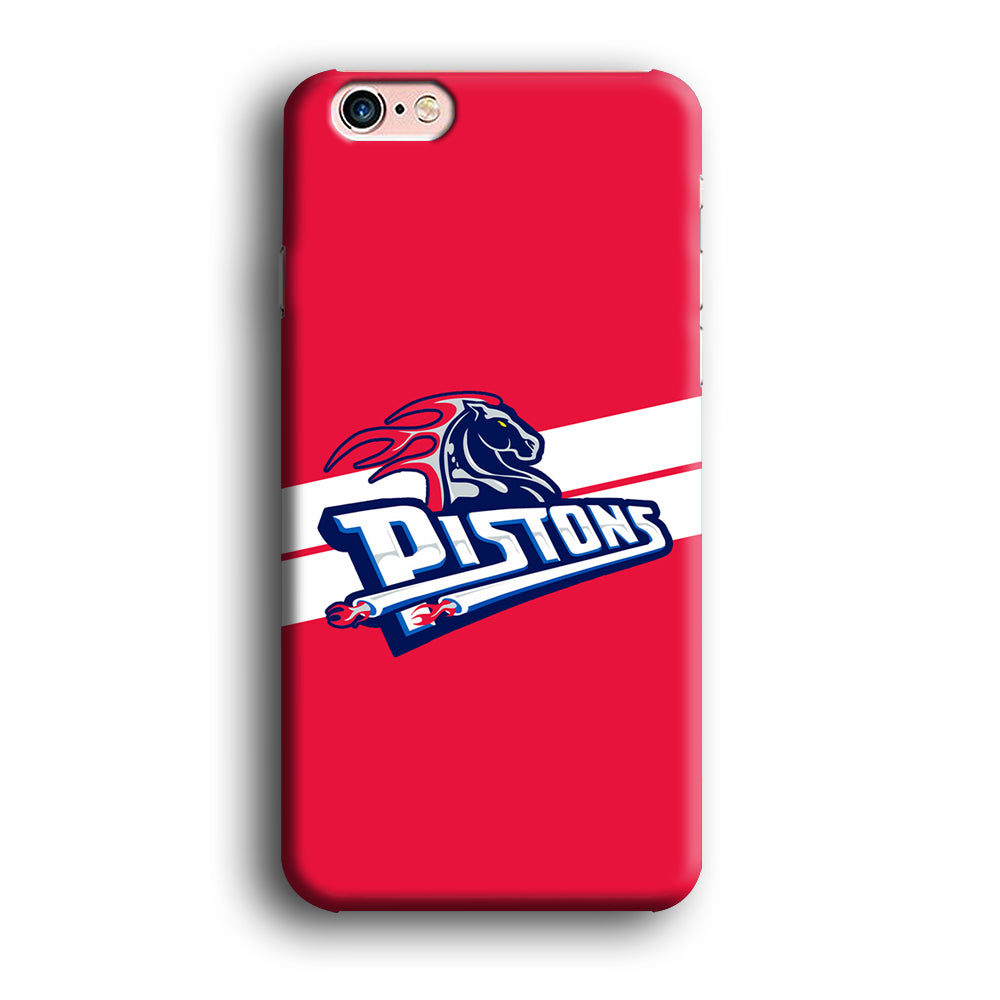 Detroit Pistons White Stripe iPhone 6 Plus | 6s Plus Case