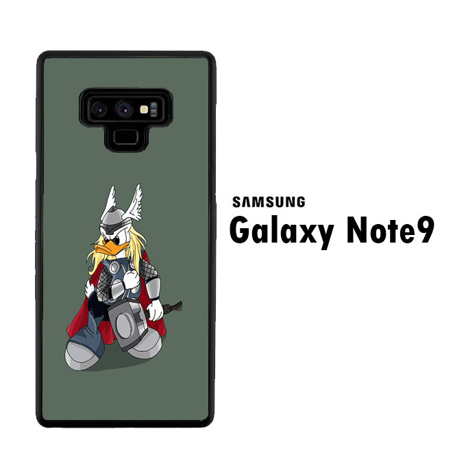 Donald Duck Thor And Hammer Samsung Galaxy Note 9 Case