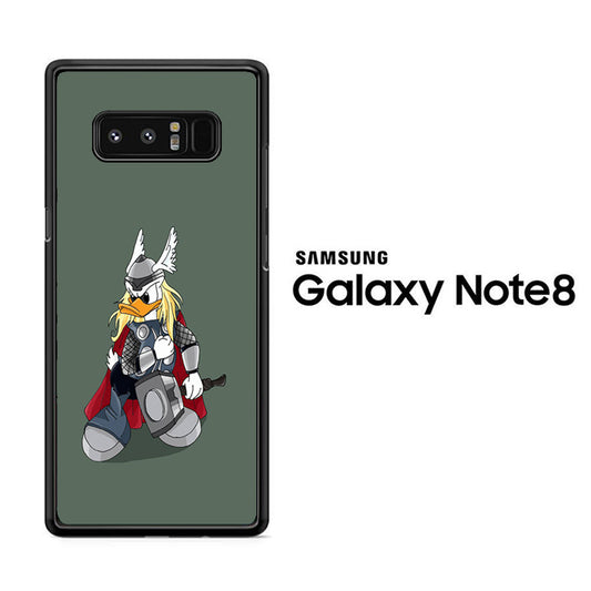 Donald Duck Thor And Hammer Samsung Galaxy Note 8 Case