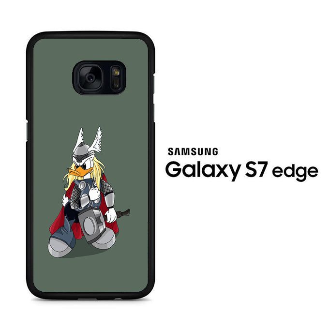 Donald Duck Thor And Hammer Samsung Galaxy S7 Edge Case