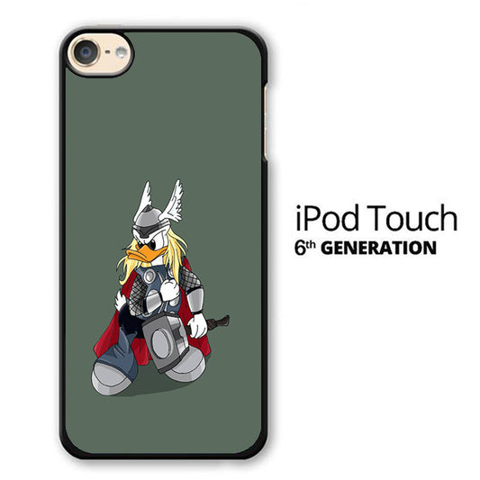 Donald Duck Thor And Hammer iPod Touch 6 Case