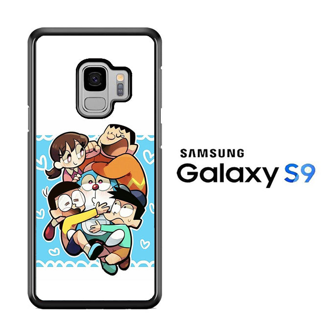 Doraemon Getting Big Hug Samsung Galaxy S9 Case