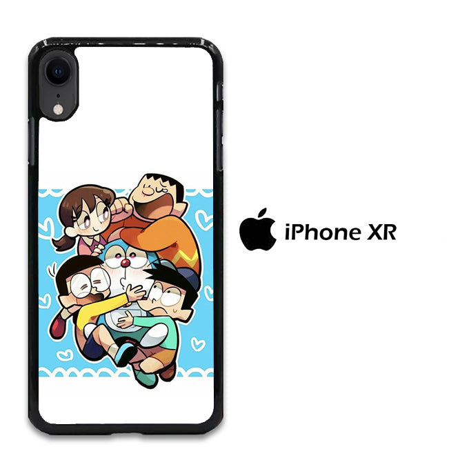 Doraemon Getting Big Hug iPhone XR Case