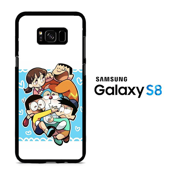 Doraemon Getting Big Hug Samsung Galaxy S8 Case