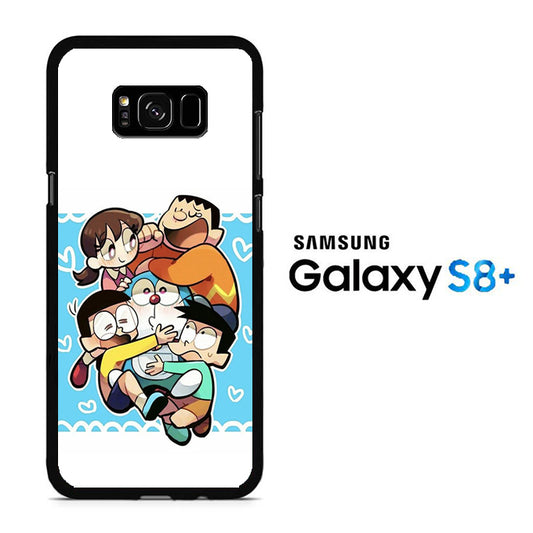 Doraemon Getting Big Hug Samsung Galaxy S8 Plus Case