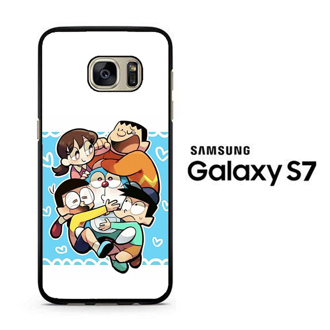Doraemon Getting Big Hug Samsung Galaxy S7 Case