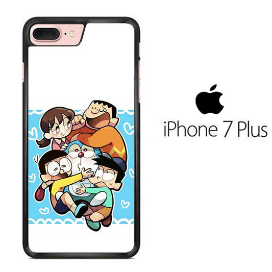 Doraemon Getting Big Hug iPhone 7 Plus Case