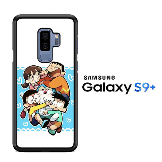 Doraemon Getting Big Hug Samsung Galaxy S9 Plus Case