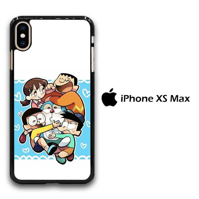 Doraemon Getting Big Hug iPhone Xs Max Case