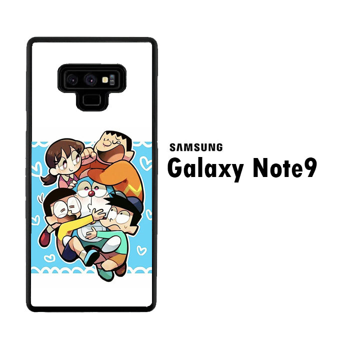 Doraemon Getting Big Hug Samsung Galaxy Note 9 Case