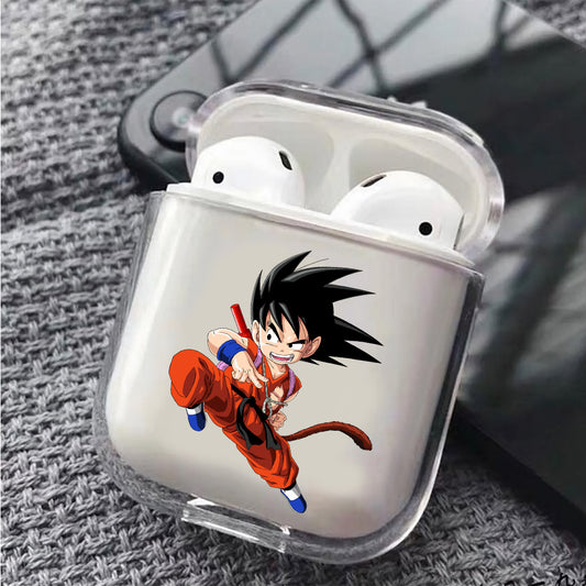 Dragon Ball Kid Goku Protective Clear Case Cover For Apple Airpods