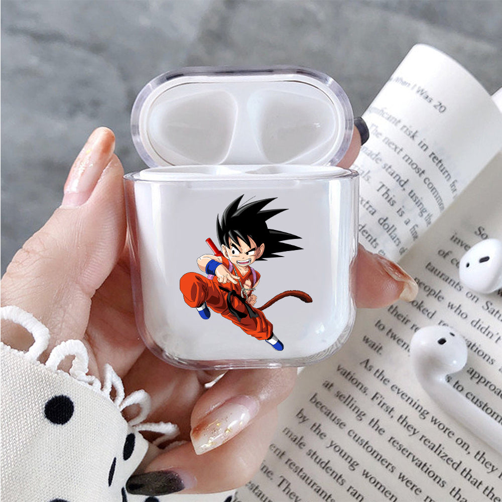Dragon Ball Kid Goku Protective Clear Case Cover For Apple Airpods