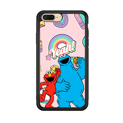 Elmo And Cookie Vintage Style iPhone 8 Plus Case