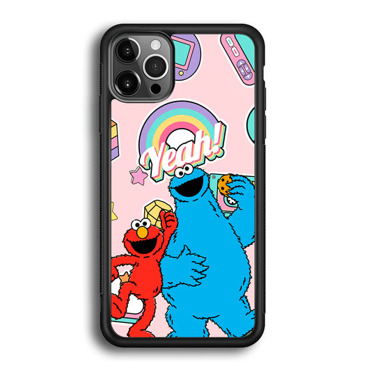 Elmo And Cookie Vintage Style iPhone 12 Pro Case